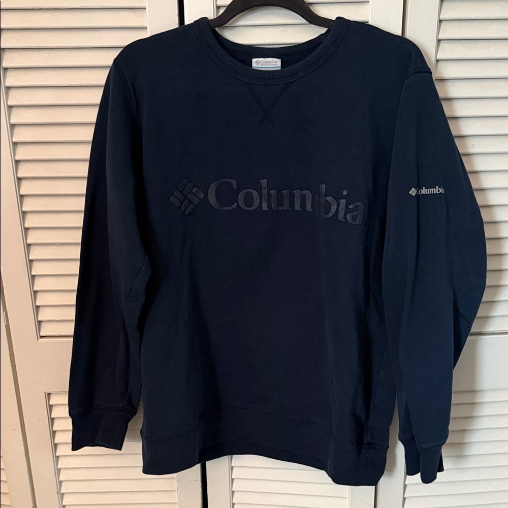 Columbia Men's Dark Blue Crewneck Sweater
